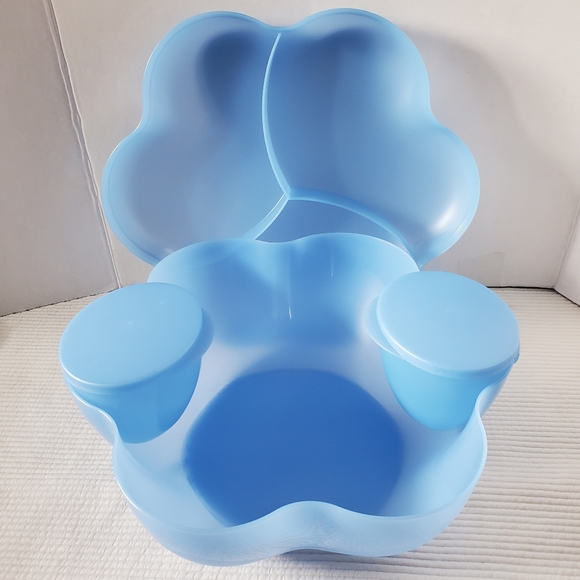 Tupperware Other - Tupperware Chip N Dip Vegetable Set Bowl Tray Bowl